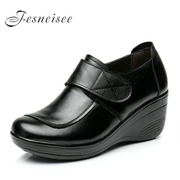 2019 wedges genuine leather slip on w pumps oxford shoes platform casual shoes woman increased internal size 35-40 zk4.0, Black
2019 wedges genuine leather slip on w pumps oxford shoes platform casual shoes woman increased internal size 35-40 zk4.0, Black