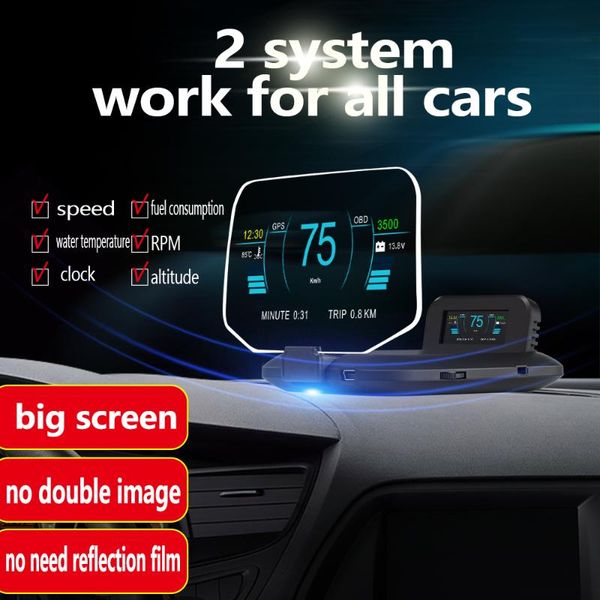 2020 head up display obd2 car hud mirror display c1 obd2+gps dual mode car gps speedometer overspeed warning faulty code scan
2020 head up display obd2 car hud mirror display c1 obd2+gps dual mode car gps speedometer overspeed warning faulty code scan
