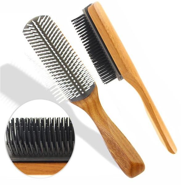 hair comb cushion brush anti-static hairbrush 9 rows massage wooden comb styling detangle brush(black, Silver
hair comb cushion brush anti-static hairbrush 9 rows massage wooden comb styling detangle brush(black, Silver