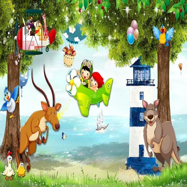custom large mural 3d wallpaper fairy tale cartoon animal world boy child bedroom mural tv back wall decor deep 5d embossed
custom large mural 3d wallpaper fairy tale cartoon animal world boy child bedroom mural tv back wall decor deep 5d embossed
