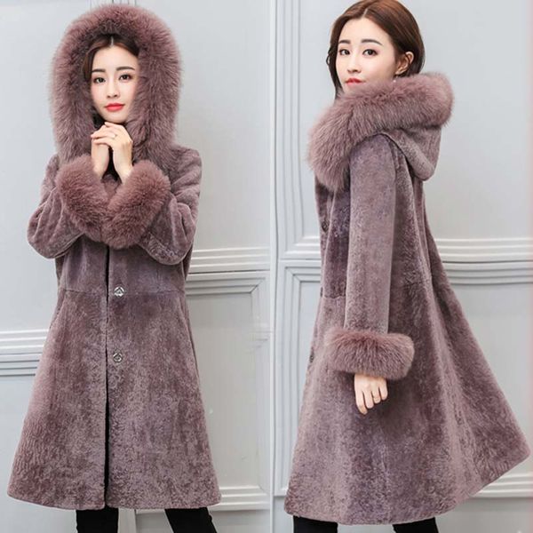 2017 fur warm winter slim coat faux sheep shearing long jacket sheared sheepskin with fur trim hood outwear high quality, Black
2017 fur warm winter slim coat faux sheep shearing long jacket sheared sheepskin with fur trim hood outwear high quality, Black