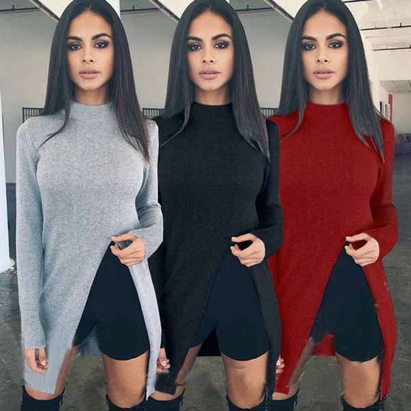 hirigin fashion womens sweater long sleeve cardigan knitted sweater jumper knitwear high opening outwear, Black
hirigin fashion womens sweater long sleeve cardigan knitted sweater jumper knitwear high opening outwear, Black