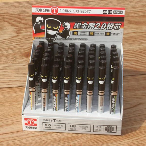 4 pcs/set cute 2.0mm pencil lead core hb/2b pencil refills for mechanical stationery replacement leads gifts, Black;red
4 pcs/set cute 2.0mm pencil lead core hb/2b pencil refills for mechanical stationery replacement leads gifts, Black;red