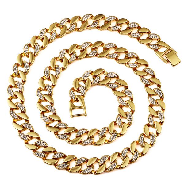 18k gold plated 15mm cuban link chain iced out rhinestone miami cuban link chain necklace cz diamond choker necklace 30inch, Silver
18k gold plated 15mm cuban link chain iced out rhinestone miami cuban link chain necklace cz diamond choker necklace 30inch, Silver