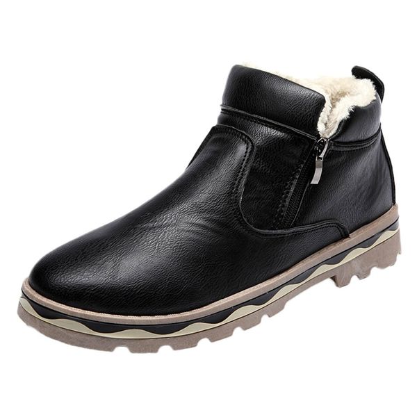 sagace new warm snow boots men's casual korean version of the trend of zipper men's shoes students plus cotton shoes 2020, Black
sagace new warm snow boots men's casual korean version of the trend of zipper men's shoes students plus cotton shoes 2020, Black