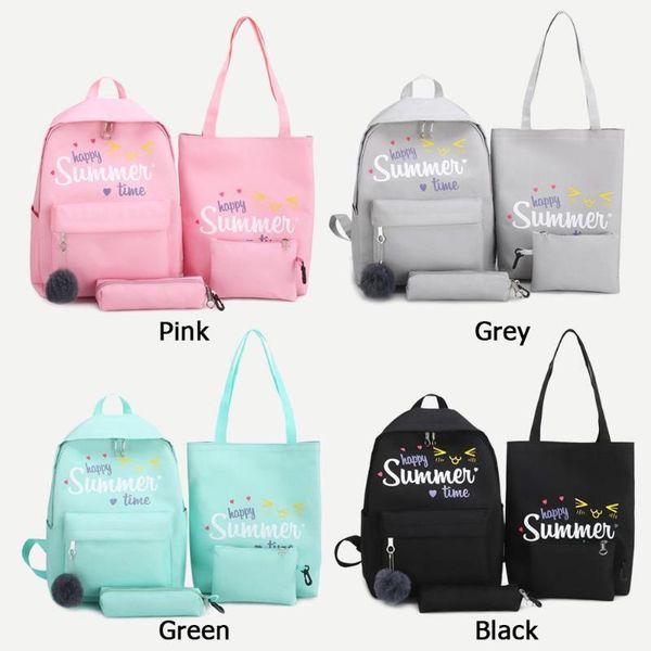 3/4pcs/set letter print canvas composite bags women shoulder totes pen bags clutch backpacks casual handle knapsack
3/4pcs/set letter print canvas composite bags women shoulder totes pen bags clutch backpacks casual handle knapsack