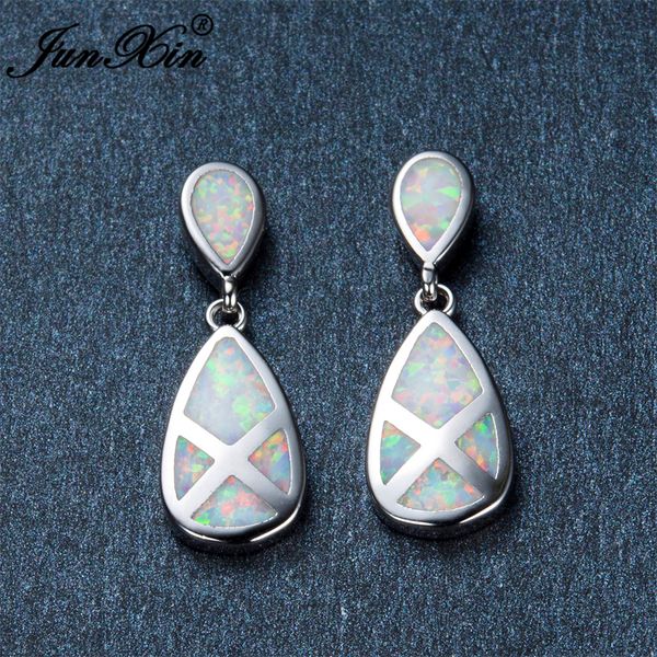 junxin women water drop earring fashion white fire opal earrings 925 sterling silver filled long dangle earrings for women
junxin women water drop earring fashion white fire opal earrings 925 sterling silver filled long dangle earrings for women
