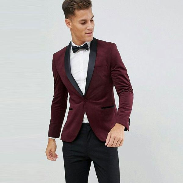 burgundy velvet groom tuxedo black shawl lapel men suits for wedding suits man blazers 2piece costume homme mariage slim fit terno masculino, Black;gray
burgundy velvet groom tuxedo black shawl lapel men suits for wedding suits man blazers 2piece costume homme mariage slim fit terno masculino, Black;gray