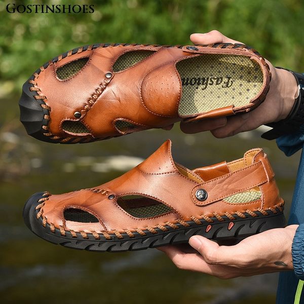 sandalias masculina mens sandals large size genuine leather casual cowhide men summer sandals men sandel for, Black
sandalias masculina mens sandals large size genuine leather casual cowhide men summer sandals men sandel for, Black