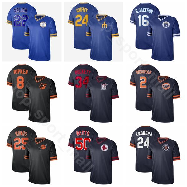 Baseball Cooperstown 16 Bo Jackson Jersey 22 Christian Yelich 24 Miguel Cabrera 34 Kirby Puckett 27 Jose Altuve 2 Alex Bregman Cal Ripken
Baseball Cooperstown 16 Bo Jackson Jersey 22 Christian Yelich 24 Miguel Cabrera 34 Kirby Puckett 27 Jose Altuve 2 Alex Bregman Cal Ripken