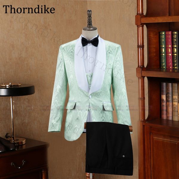 thorndike custom made formal suit men casual shawl lapel wedding dress suit for men single breasted print groom tuxedos 3 pcs, White;black
thorndike custom made formal suit men casual shawl lapel wedding dress suit for men single breasted print groom tuxedos 3 pcs, White;black