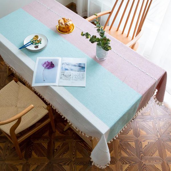 withme rectangular tablecloth blue pink polyester cotton solid tassel dustproof dining room kitchen pattern textile table covers
withme rectangular tablecloth blue pink polyester cotton solid tassel dustproof dining room kitchen pattern textile table covers