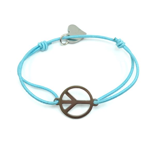 10pcs/lot bracelet peace stainless steel charm adjustable cord bracelet heart pendant elastic string bracelet for men women, Golden;silver
10pcs/lot bracelet peace stainless steel charm adjustable cord bracelet heart pendant elastic string bracelet for men women, Golden;silver