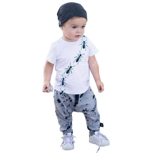 2019 fashion summer spring new fashion lovely newborn boy clothes trousers t-shirt short sleeve + trousers + 2pcs set fall 0-24m, White
2019 fashion summer spring new fashion lovely newborn boy clothes trousers t-shirt short sleeve + trousers + 2pcs set fall 0-24m, White