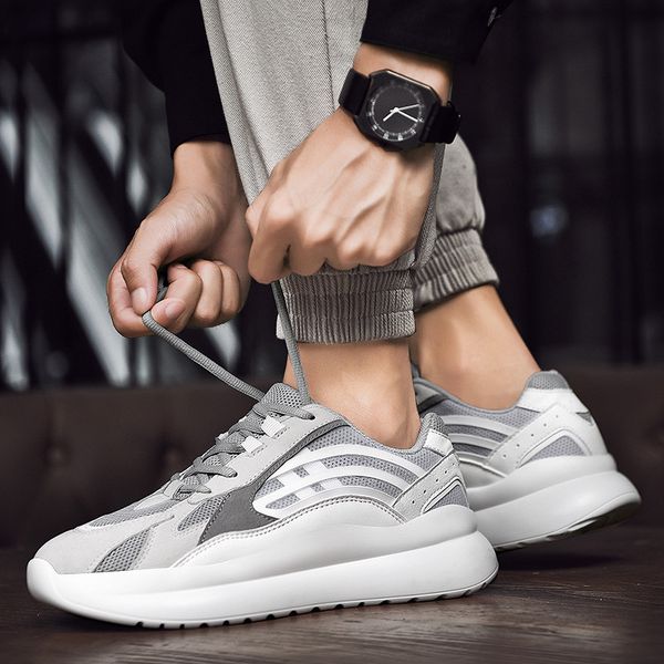 shoes men casual mesh breathable lace-up men shoes lightweight breathable flat sneakers male sports running footwear, Black
shoes men casual mesh breathable lace-up men shoes lightweight breathable flat sneakers male sports running footwear, Black