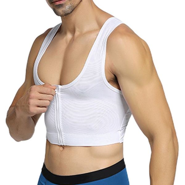 men's body shapers men mesh crop shapewear zipper shaper slimming vest cross undershirt, Black;brown
men's body shapers men mesh crop shapewear zipper shaper slimming vest cross undershirt, Black;brown
