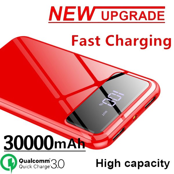 30000mah portable power bank external dual usb battery charging lighting lcd digital display external battery ultra-thin charger
30000mah portable power bank external dual usb battery charging lighting lcd digital display external battery ultra-thin charger