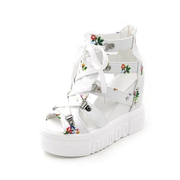 2020 summer new sponge cake bottom sandals with thick soles and super high heels 11cm floral fish mouth women's shoes tide, Black
2020 summer new sponge cake bottom sandals with thick soles and super high heels 11cm floral fish mouth women's shoes tide, Black