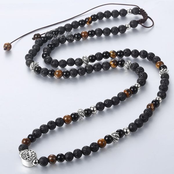 beaded necklace for men tiger eye stone stainless steel charm men's necklaces fashion male jewelry gifts dropshipping 6mm hdn26, Silver
beaded necklace for men tiger eye stone stainless steel charm men's necklaces fashion male jewelry gifts dropshipping 6mm hdn26, Silver