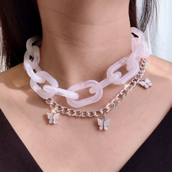 flatfoosie creative big thick chain choker necklace for women white round hollow necklace collar personality fashion jewelry, Silver
flatfoosie creative big thick chain choker necklace for women white round hollow necklace collar personality fashion jewelry, Silver