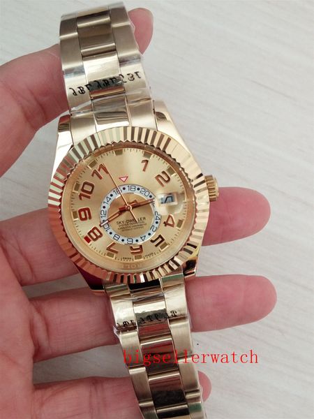 luxury watch new 326938 18k yellow gold champagne dial 41mm automatic fashion men's watch wristwatch, Slivery;brown
luxury watch new 326938 18k yellow gold champagne dial 41mm automatic fashion men's watch wristwatch, Slivery;brown
