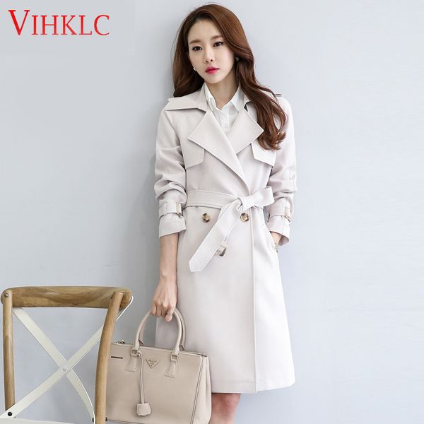 2016 autumn winter women long trench coat brand runway catwalk double breasted white black dust coat plus size l670
2016 autumn winter women long trench coat brand runway catwalk double breasted white black dust coat plus size l670