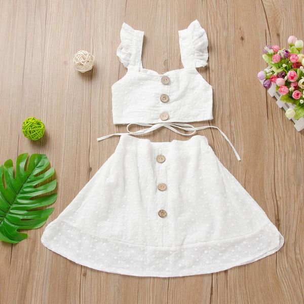 kids clothing girl summer clothes set crop lace a-line skirt 2pcs toddler girls outfits 1-6 years kids girl clothes sets, White
kids clothing girl summer clothes set crop lace a-line skirt 2pcs toddler girls outfits 1-6 years kids girl clothes sets, White