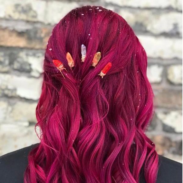 pretty neon quartz crystal hair pins festival hairpiece rainbow colorful stone u shape hair stick mermaid accessories
pretty neon quartz crystal hair pins festival hairpiece rainbow colorful stone u shape hair stick mermaid accessories