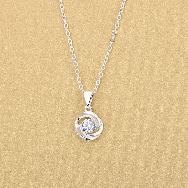 geometric fashion 925 sterling silver round zircon pendant necklaces for women collar jewelry
geometric fashion 925 sterling silver round zircon pendant necklaces for women collar jewelry