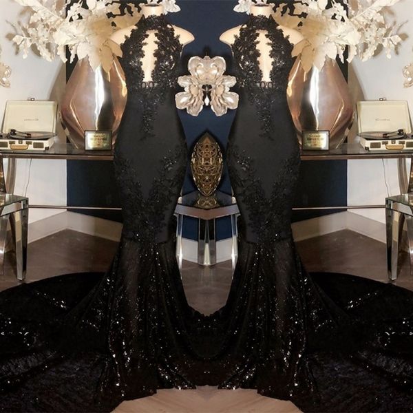 new shiny prom dresses mermaid black sequins lace appliques backless evening dresses pregnant party gowns
new shiny prom dresses mermaid black sequins lace appliques backless evening dresses pregnant party gowns