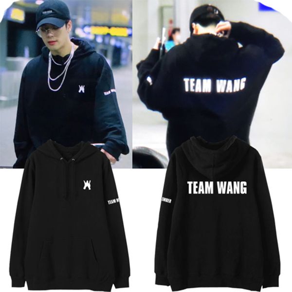 new korean fashion kpop got7 combination wang jiaer team wang with the surrounding men and women students loose hooded jacket, Black
new korean fashion kpop got7 combination wang jiaer team wang with the surrounding men and women students loose hooded jacket, Black