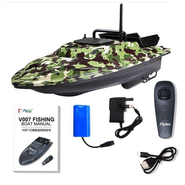 Flytec V007 Интеллектуальные 500м управления Рыбалка Finder Приманка RC Boat Fishing Boat 4.8km / ч Двухдвигательные с LED Boat Searchlight
Flytec V007 Интеллектуальные 500м управления Рыбалка Finder Приманка RC Boat Fishing Boat 4.8km / ч Двухдвигательные с LED Boat Searchlight