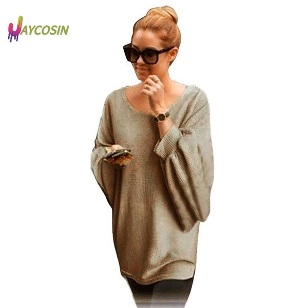 jaycosin 2019 new women casual sweater knitted batwing pullovers ladies loose autumn outwear fashion women's jumper pull femme, White;black
jaycosin 2019 new women casual sweater knitted batwing pullovers ladies loose autumn outwear fashion women's jumper pull femme, White;black