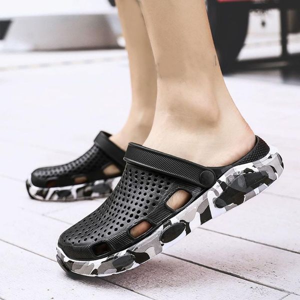 charming nice sandals men hole slippers couple sandals shoes for men summer flip flops breathable beach shoes mar12, Black
charming nice sandals men hole slippers couple sandals shoes for men summer flip flops breathable beach shoes mar12, Black