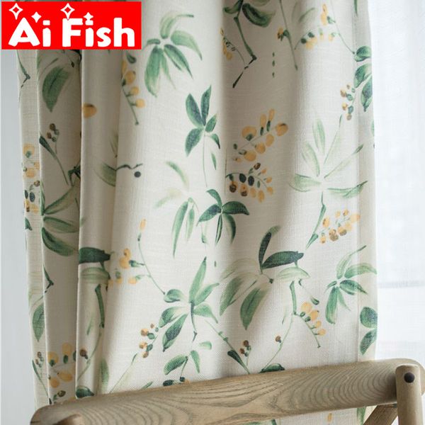 american country cotton linen semi-shade curtains for living room green leaves floral window screen bedroom curtain fabric my122
american country cotton linen semi-shade curtains for living room green leaves floral window screen bedroom curtain fabric my122