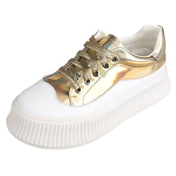 spring new bright patent leather laser belt thick bottom muffin wedges casual shoes single shoes tide women's, Black
spring new bright patent leather laser belt thick bottom muffin wedges casual shoes single shoes tide women's, Black