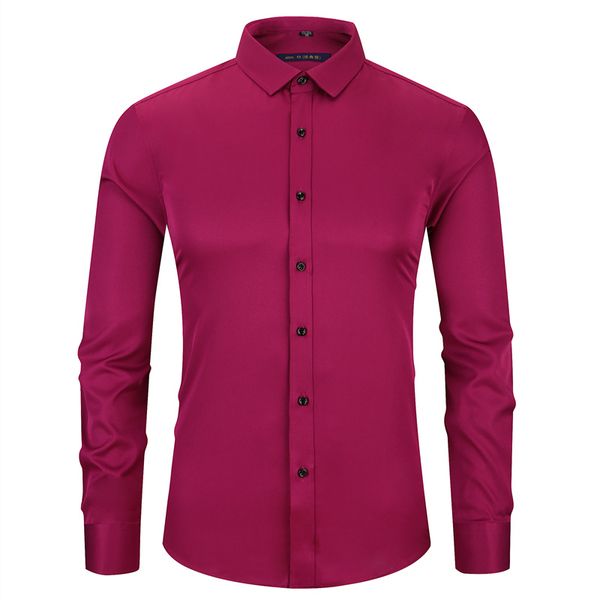 bamboo fiber men dress shirt rose red elasticty slim fit long sleeve male casual shirt, White;black
bamboo fiber men dress shirt rose red elasticty slim fit long sleeve male casual shirt, White;black