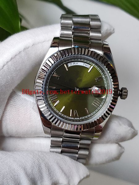 luxury selling 40mm men watch 228239 automatic sapphire 2813 movement green dial roman numerals folding mechanical stainless double date, Slivery;brown
luxury selling 40mm men watch 228239 automatic sapphire 2813 movement green dial roman numerals folding mechanical stainless double date, Slivery;brown