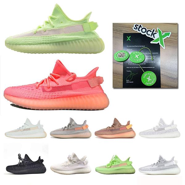 With box tock x 2019 kanye we t new colour antlia pink tatic gid clay true form running hoe fa hion de igner neaker ize 5 13 
With box tock x 2019 kanye we t new colour antlia pink tatic gid clay true form running hoe fa hion de igner neaker ize 5 13