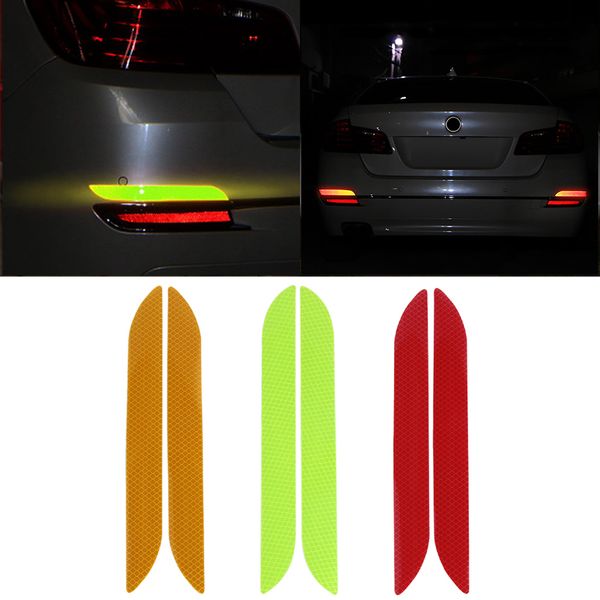 universal 2pcs car trunk tail safety warning reflective stickers luminous reflector rear bumper luminous decal
universal 2pcs car trunk tail safety warning reflective stickers luminous reflector rear bumper luminous decal
