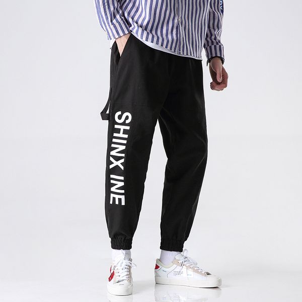 streetwear casual joggers men cotton slim fit mens pants 2020 spring letter printing ankle-length harem pants men, Black
streetwear casual joggers men cotton slim fit mens pants 2020 spring letter printing ankle-length harem pants men, Black