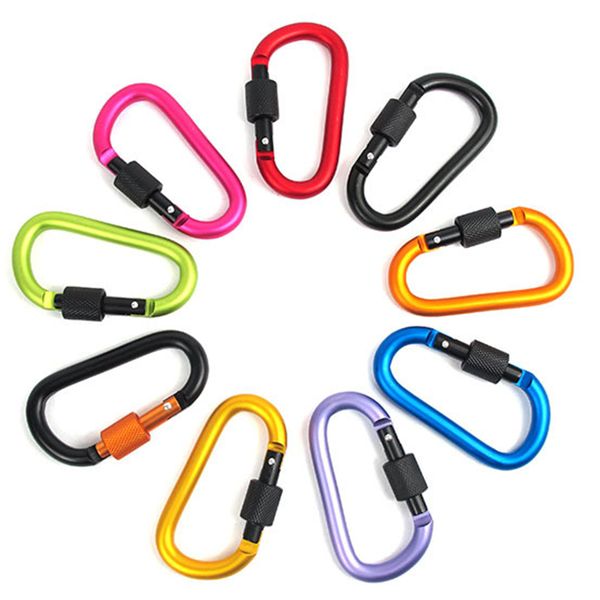 7.7cm outdoor carabiner water bottle clip holder hooks camping hiking aluminum travel bag buckle outdoor gadgets locking carabiner
7.7cm outdoor carabiner water bottle clip holder hooks camping hiking aluminum travel bag buckle outdoor gadgets locking carabiner