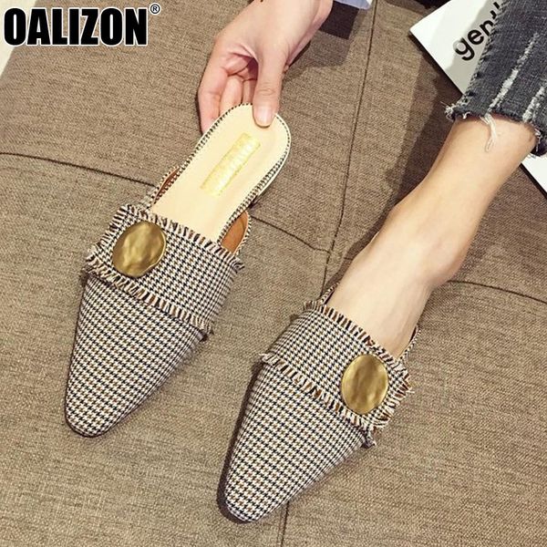 summer babouche women pointed toe mules casual loafers lazy mujer female mujer flat woman scuff slides slippers shoes r325, Black
summer babouche women pointed toe mules casual loafers lazy mujer female mujer flat woman scuff slides slippers shoes r325, Black