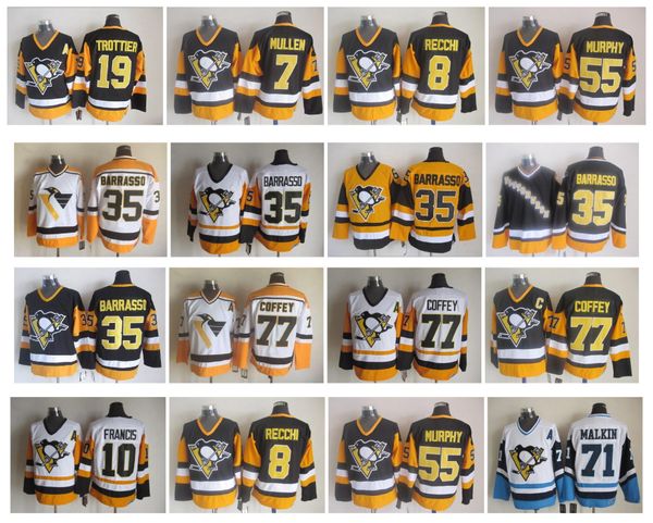 vintage pittsburgh penguins jersey 35 tom barrasso 7 joe mullen 8 mark recchi ron francis bryan trottier paul coffey larry murphy ccm hockey, Black;red
vintage pittsburgh penguins jersey 35 tom barrasso 7 joe mullen 8 mark recchi ron francis bryan trottier paul coffey larry murphy ccm hockey, Black;red