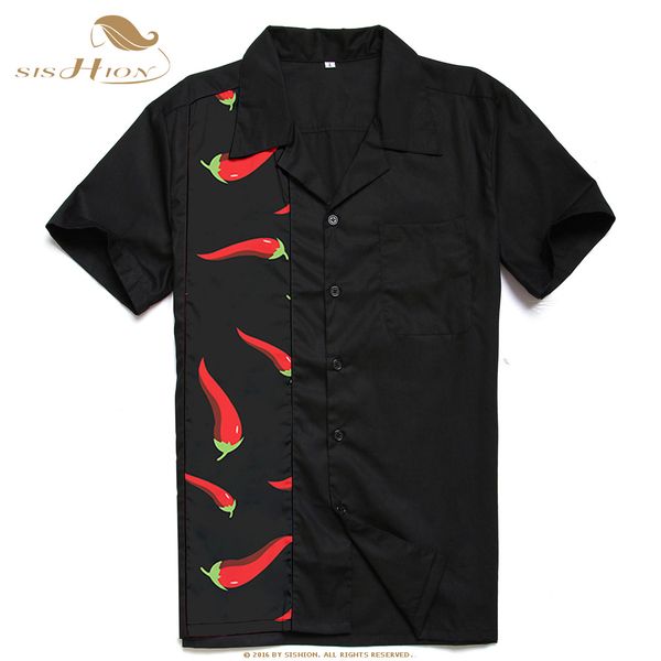 sishion summer men's 50s male clothing sp0309 rockabilly style casual cotton blouse mens fifties bowling shirts short sleeve, White;black
sishion summer men's 50s male clothing sp0309 rockabilly style casual cotton blouse mens fifties bowling shirts short sleeve, White;black