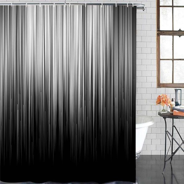 shower curtains fabric curtain black and white irregular vertical stripes bathroom decor waterproof
shower curtains fabric curtain black and white irregular vertical stripes bathroom decor waterproof