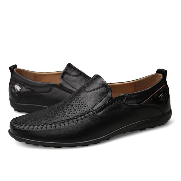 2020 men casual shoes summer genuine leather men loafers slip on men's flats breathable male driving shoes size 41-44, Black
2020 men casual shoes summer genuine leather men loafers slip on men's flats breathable male driving shoes size 41-44, Black