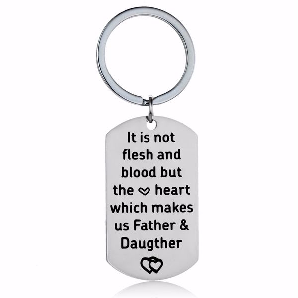 12pc/lot stainless steel keyring it is not flesh and blood but the heart which makes us father&daughter keychain family dad gift, Slivery;golden
12pc/lot stainless steel keyring it is not flesh and blood but the heart which makes us father&daughter keychain family dad gift, Slivery;golden