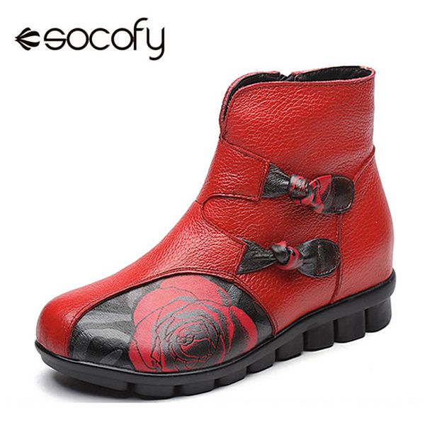 socofy vintage fur-lined boots women shoes genuine leather ankle boots for women zipper flat heel winter shoes woman botas mujer, Black
socofy vintage fur-lined boots women shoes genuine leather ankle boots for women zipper flat heel winter shoes woman botas mujer, Black