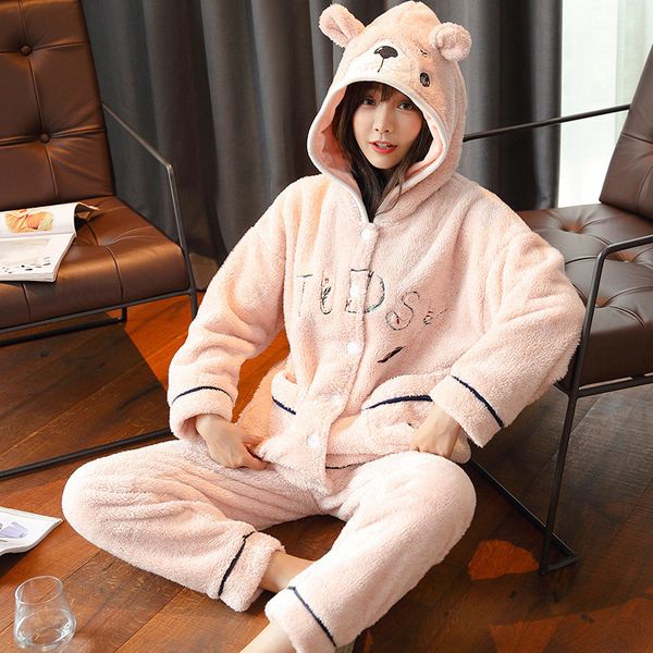 warm winter fashion girls pajamas sets kawaii pyjama sleepwear suits with hood lady sleepwear pink bear homewear, Blue;gray
warm winter fashion girls pajamas sets kawaii pyjama sleepwear suits with hood lady sleepwear pink bear homewear, Blue;gray